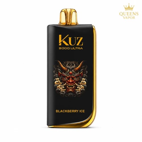 Blackberry Ice KUZ 9000 Ultra – ready-to-use disposable vape from Queens Vaper