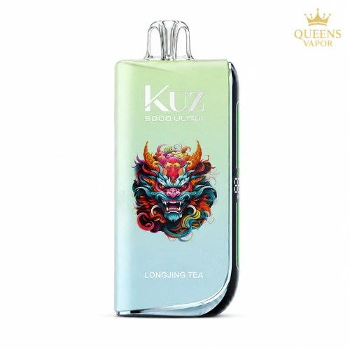 Longjing Tea KUZ 9000 Ultra – ready-to-use disposable vape from Queens Vaper