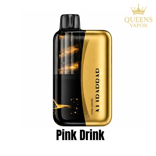 Pink Drink ALIBARBAR SWIRL – ready-to-use disposable vape from Queens Vaper
