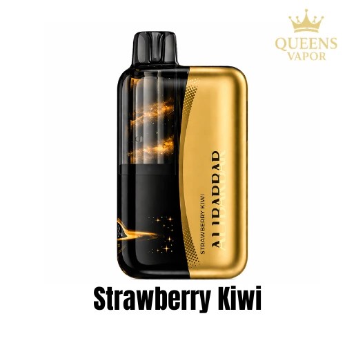 Strawberry Kiwi ALIBARBAR SWIRL – ready-to-use disposable vape from Queens Vaper