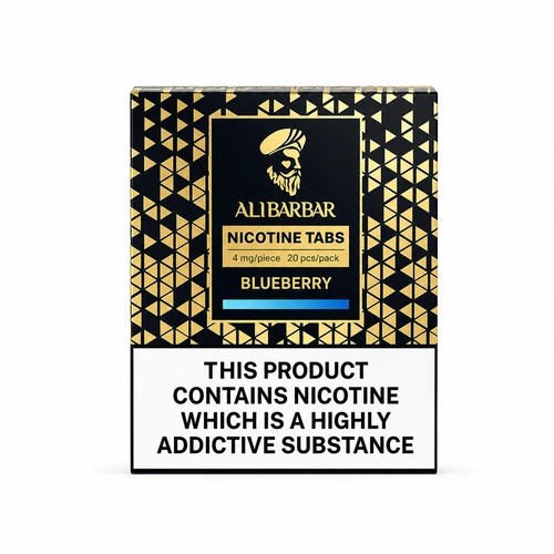 BLUEBERRY ALIBARBAR NICOTINE TABS – oral nicotine pouch from Queens Vaper