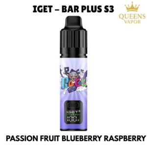 Passion Fruit Blueberry Raspberry – IGET BAR Plus S3
