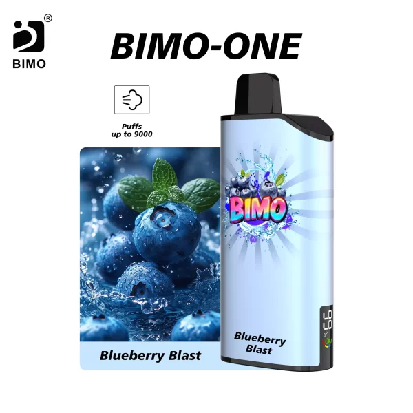 BIMO ONE 9000 Puffs – Blueberry Blast Edition